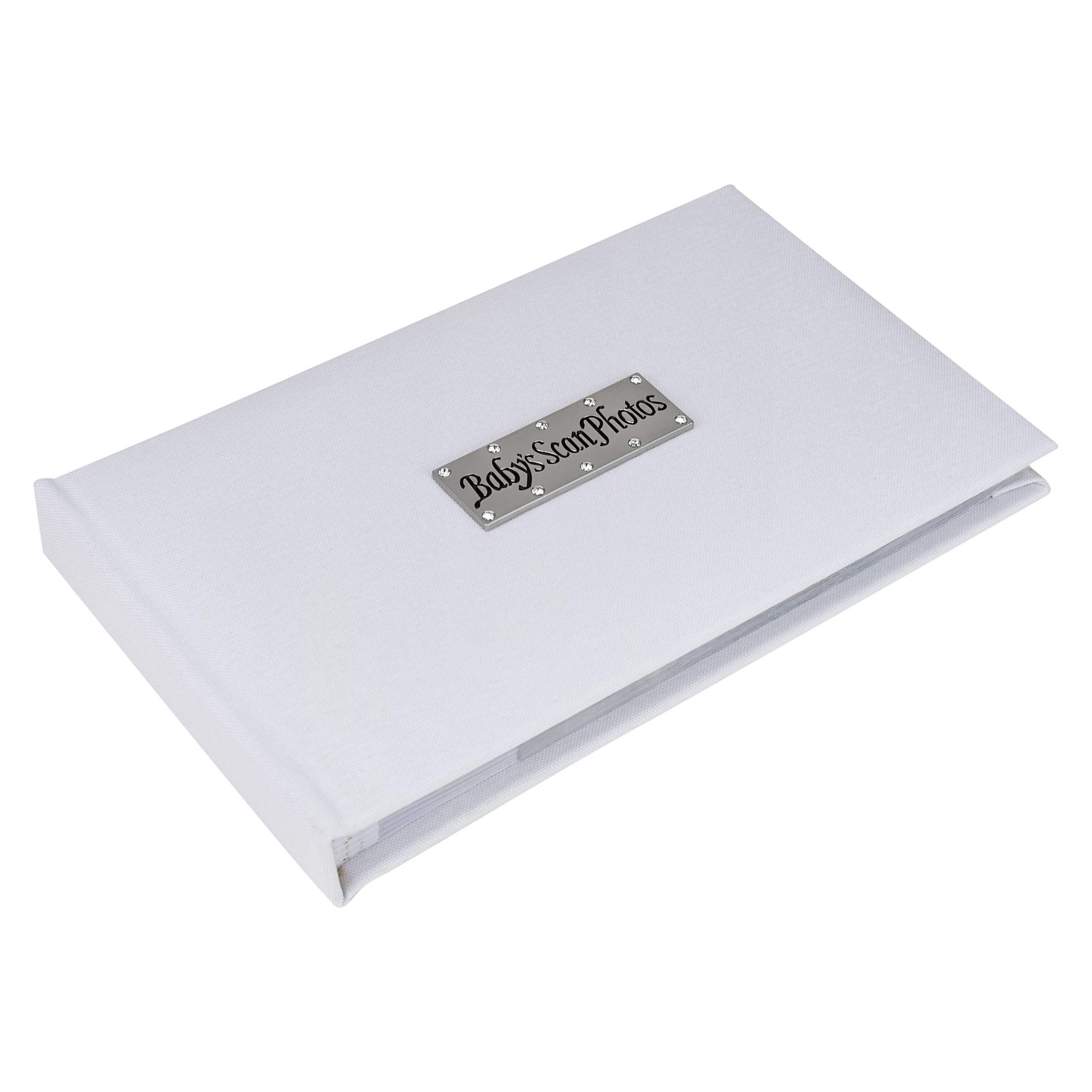 Photo Album for Baby's Scan Pictures - White