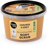 Organic Shop 250ml Body Scrub Rejuvenating Cinnamon & Honey