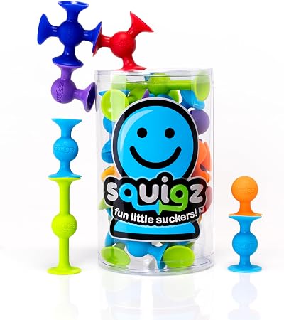 Fat Brain Toys Squigz Silicone Suction Blocks 24 pcs KLOCKI