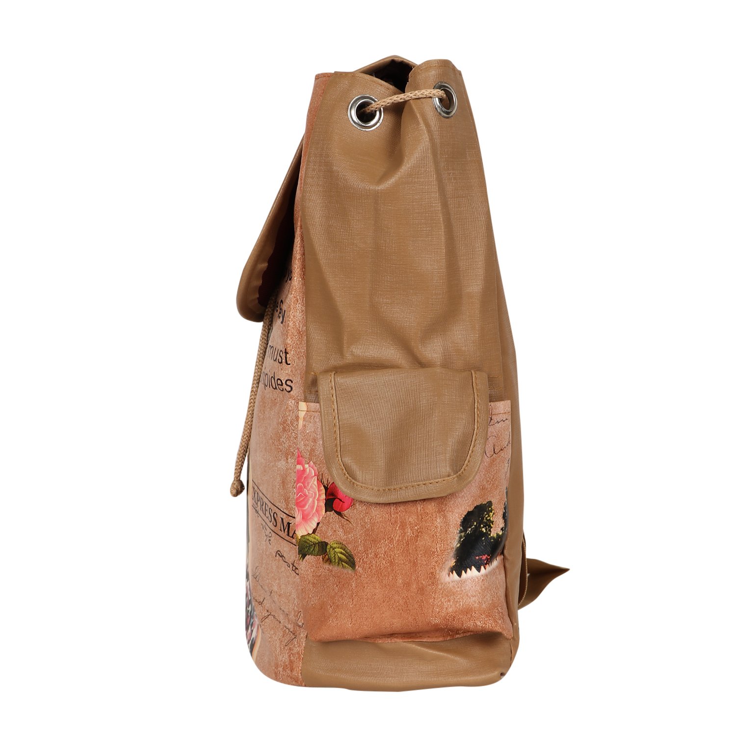 regalia women's pu leather multicolour backpack (bag134)