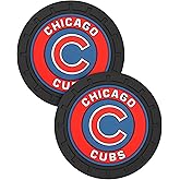 Car Cup Holder Coasters for Chicago Cubs Baseball Fans, Silicone Non-Slip Car Coasters for Car Cup Holder,Car Interior Accessories, Chicago Cubs