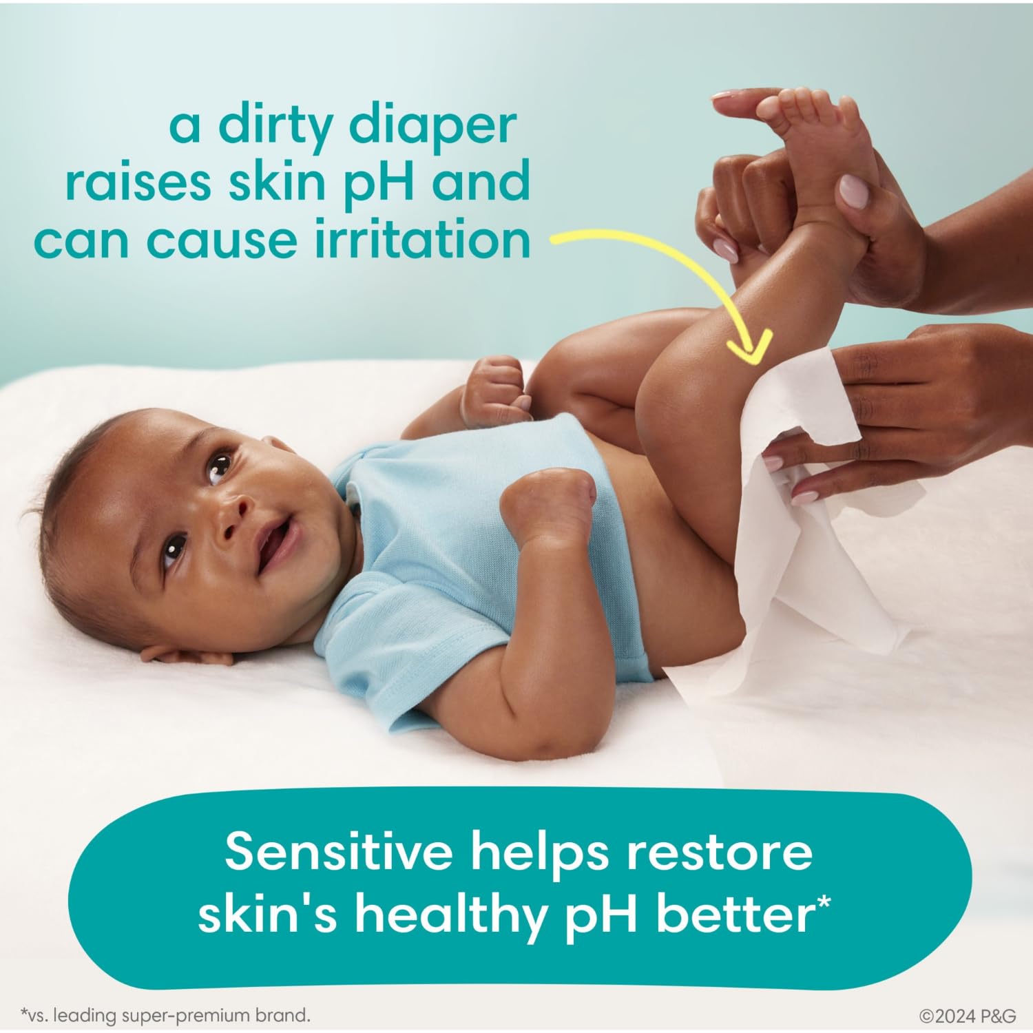 Pampers Baby Dry Disposable Baby Diapers Size 7, 2 Month Supply (2 x 108 Count) with Sensitive Water Based Baby Wipes 12X Multi Pack Pop-Top and Refill (1008 Count)
