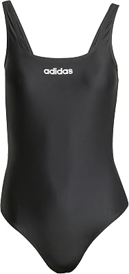 Femme U-Back Swimsuit Swimwear, Black/White, 40