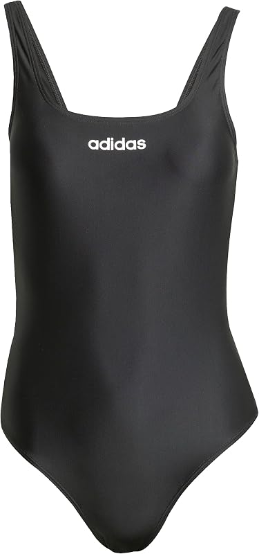 Femme U-Back Swimsuit Swimwear, Black/White, 40 — photo 1 sur 8