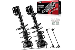 Torchbeam Front Shock Absorber with Stabilizer Sway Bar Links,Automotive Replacement Struts Amortiguadores Delanteros Fit For Toyota Corolla 2014 2015 2016 2017 2018 2019 172497L,172497R*2