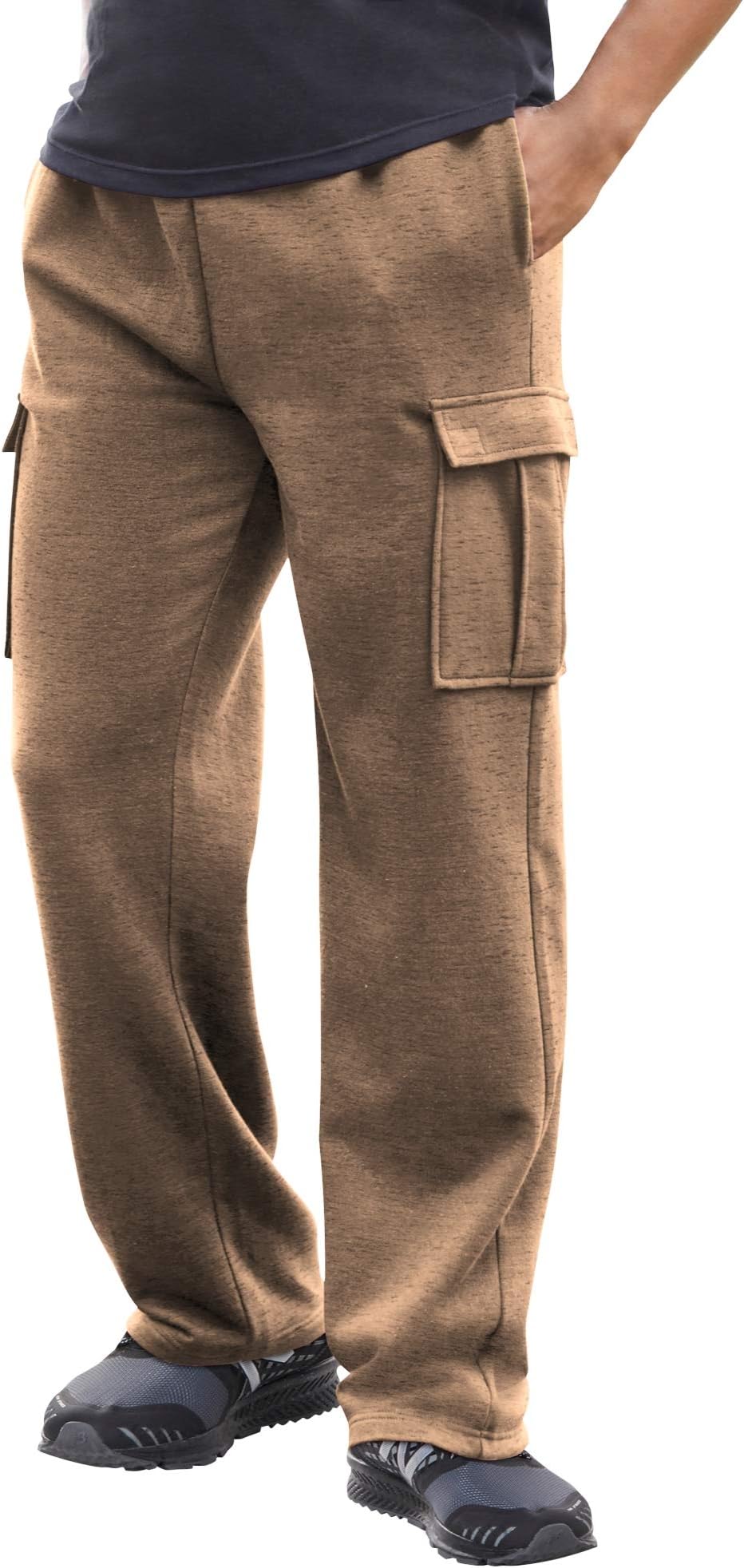 KingSize Men's Big & Tall Fleece Cargo Sweatpants