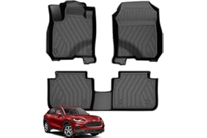 TTX LIGHTING 2025 HRV Floor Mats - Original Floor Mats Custom Fit for 2023 2024 2025 2026 Honda HRV & 2025 Acura ADX TPE Rubber Car Mats, All Weather Protection Floor Liners for HR-V Accessories 1st & 2nd Row