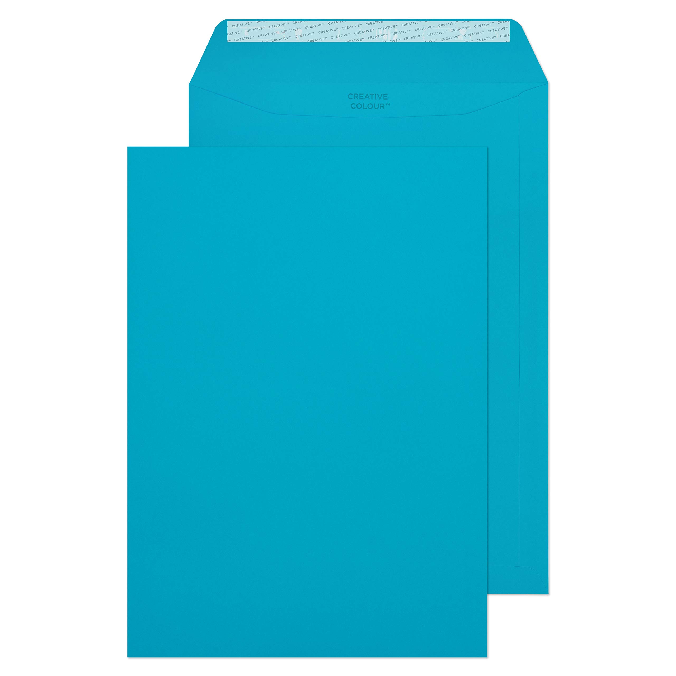 Blake Creative Colour C4 229 x 324 mm 120 gsm Peel & Seal Pocket Envelopes (63409P) Cocktail Blue - Pack of 10