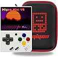 Miyoo Mini V4 Handheld Game Console 2.8-inch 750*560 IPS Screen 2000mAh Miyoo-Mini v4 with Portable Case White