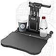 HSWT Car Seat Tray Table - Adjustable Kids Travel Car Food Trays for Eating Passenger Roadtrip Back Seat Organizer Pastime/Working/Dinning Desk