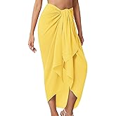 QIANXIZHAN Women's Swimsuit Cover Up,Beach Sarong Wrap Bottom Coverup for Women Short Skirt