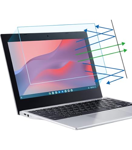 Brotect AirGlass Pellicola In Vetro Ibrido Per Acer Chromebook Spin 511 R756TN-TCO - Durezza 9H - copertina