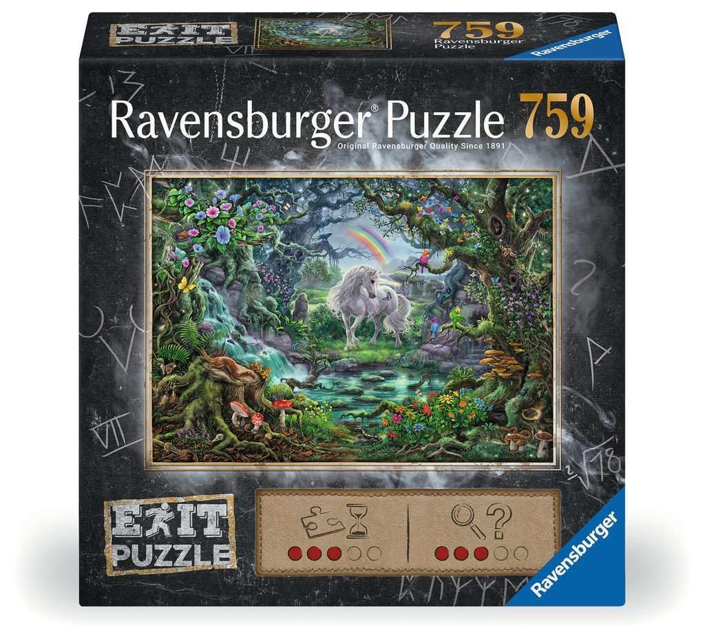 Ravensburger Escape Puzzle – Unicorn 759pc Mystery Jigsaw Puzzle