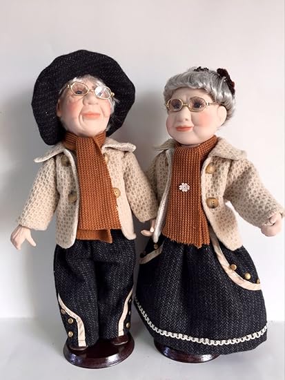 grandma porcelain doll