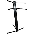 Harmony Audio Professional 2-Tier Column Keyboard Stand with 5/8" Mic Mount Ver2.0