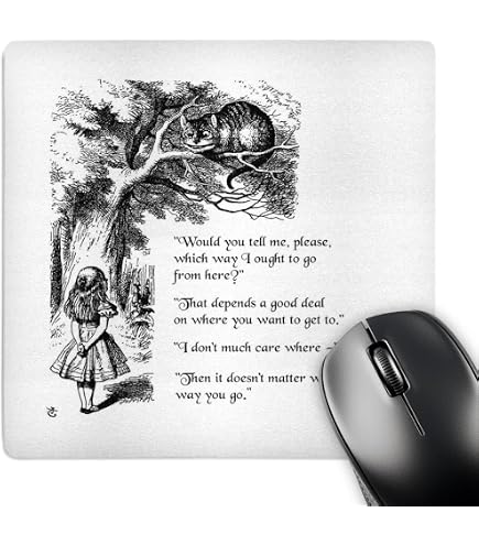 Funny The Secret Wonderland Round Mouse Padï¼The Secret Wonderland...