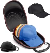 Glamgen Hat Case for 6 Baseball Caps Travel Organizer Bag w/ Extra Black Cap view 8