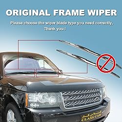 VTOGOI Wiper Blades With Rear Wiper Blades Set For