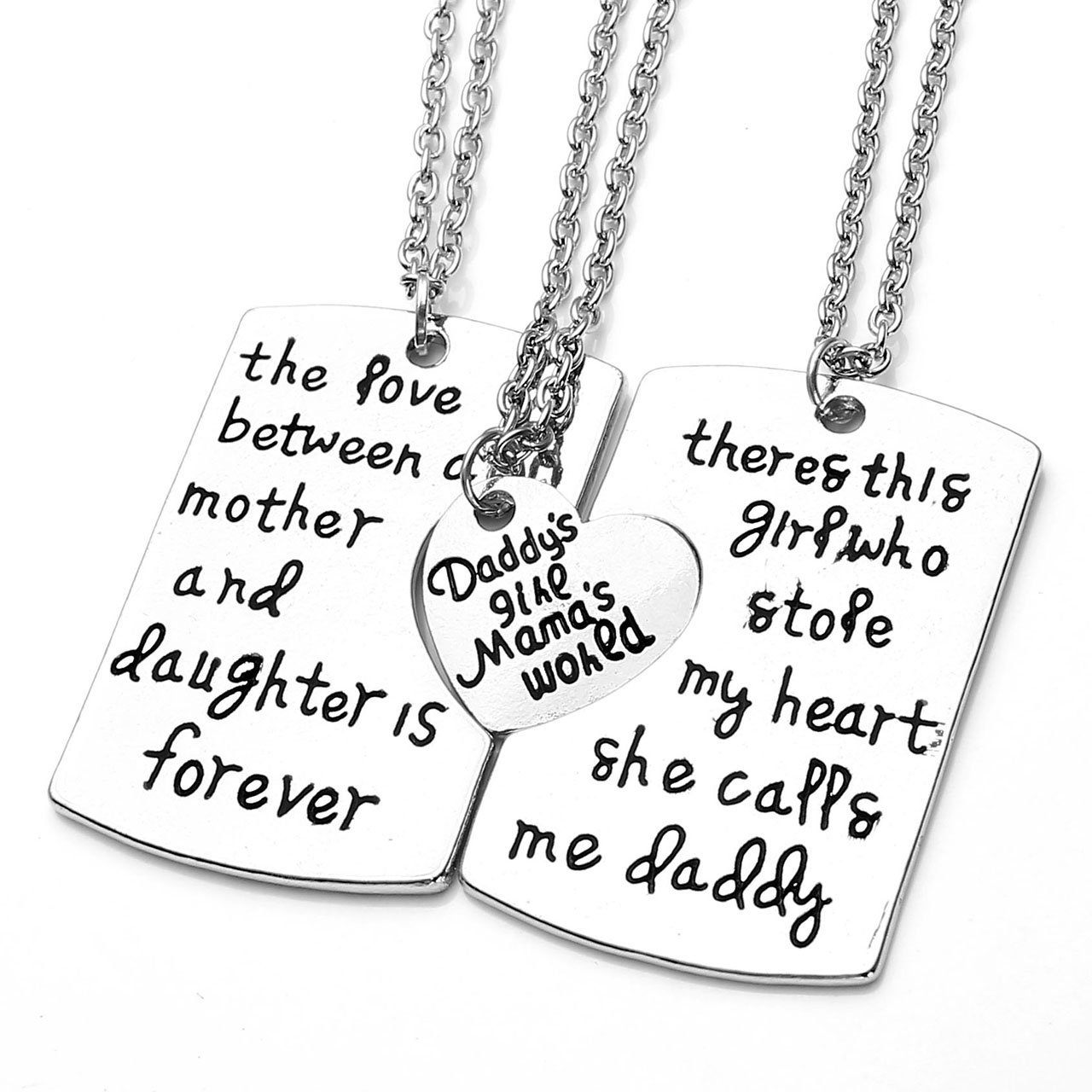 JOVIVI Partner-Anhänger, 3x Freundschaftsketten \