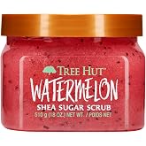 Tree Hut Watermelon Body Scrub, Exfoliating Sugar Scrub, Vegan, 18 Oz | Exfoliating &amp; Nourishing with Shea Butter &amp; Essential Oils, Body Exfoliator for All Skin Types, Self Care Gifts for Women