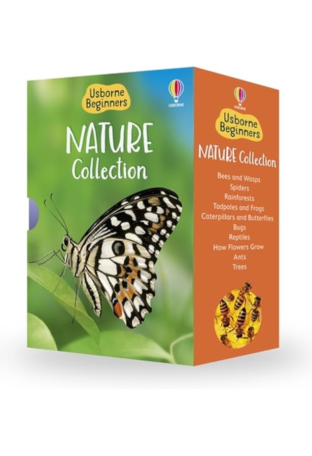 Usborne Beginners Nature 10 Books Set (Ants, Bugs, Spiders, Tree