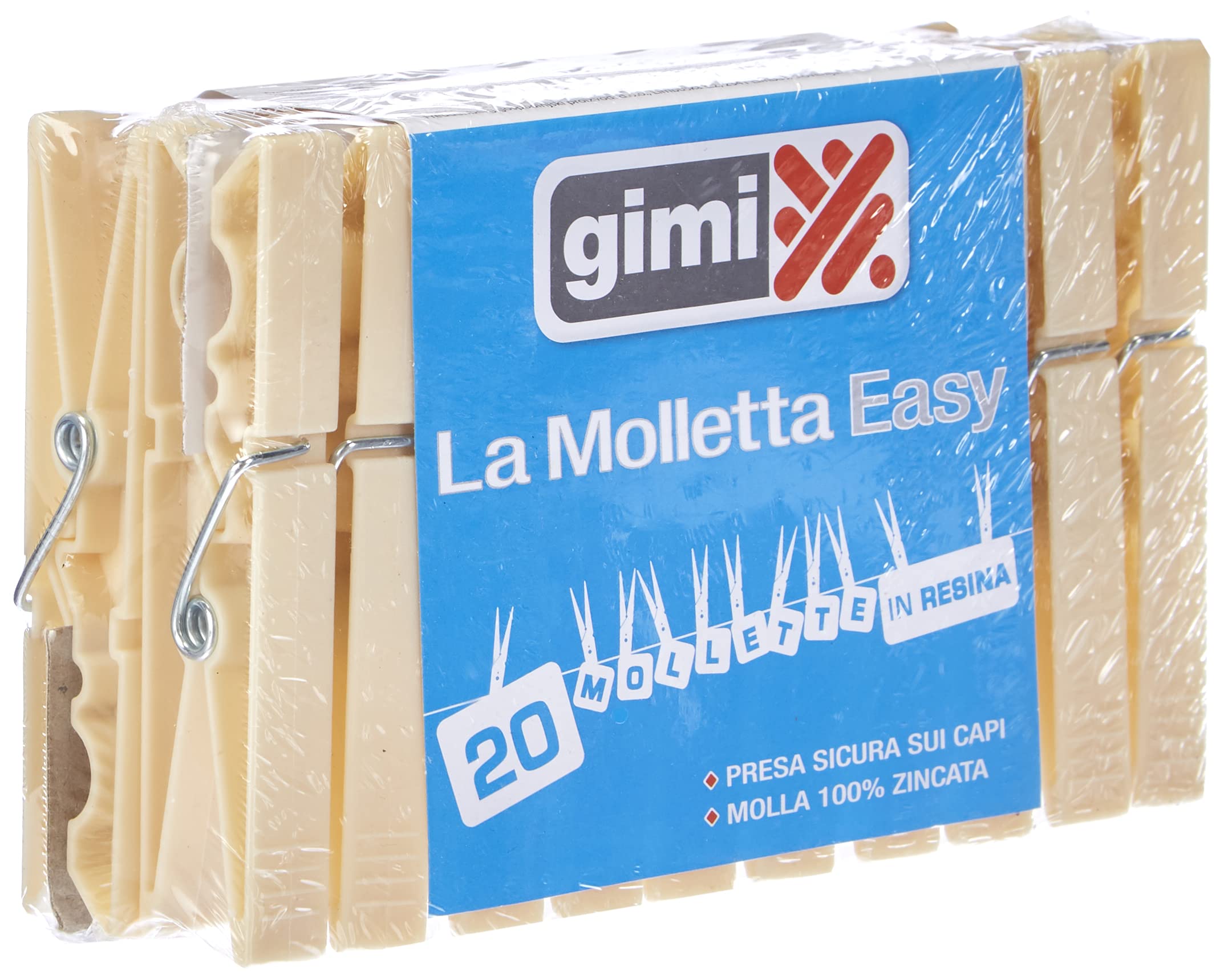 GIMI Easy La Barretta, Ivory, 2x1.5x9 cm, 20 units