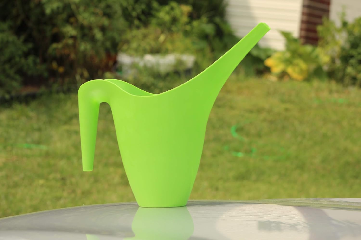 Ashman Set of 3 Watering Can, Indoor and Outdoor Use, Red, Green, Yellow, 2 Liter Capacity, 3 Pack : Garden & Outdoor