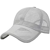aoozleny Men Women Summer Mesh Baseball Cap Adjustable Breathable Caps Casual Quick Dry Cool Hats