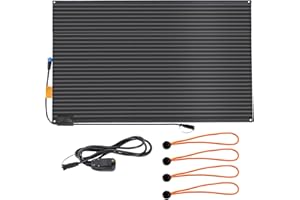 Toriexon Snow Melting Mats Outdoor 36 x 60 inch, No Slip Heated Outdoor Mats 608W 120V, Heated Driveway Mats with Power Cord,