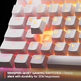 SteelSeries Apex 3 TKL Gaming Keyboard Silent 8-Zone RGB IP32 White view 5