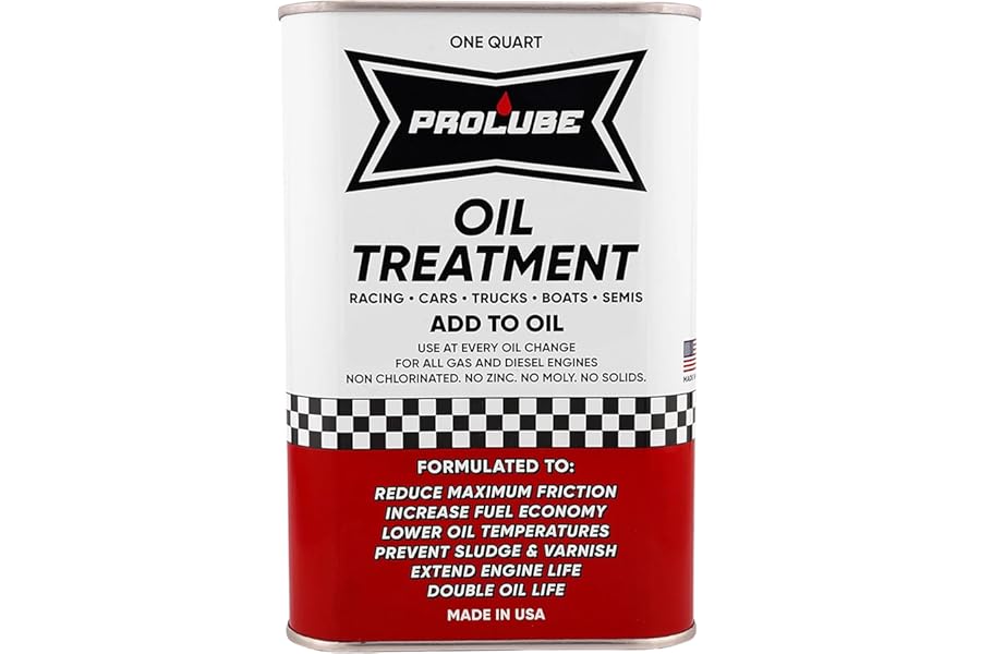 Prolube Oil Treatment - Engine Oil Additive for Gas & Diesel Engines - Reduces Wear, Noise, Vibration - Boosts Fuel Economy &