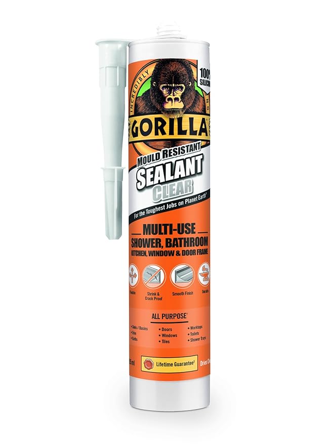 GORILLA GLUE 1144100 Sealant Clear 295ml Amazon.co.uk DIY & Tools