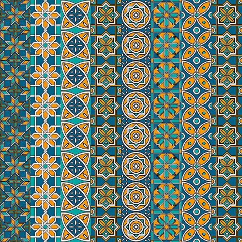 Pag Creative Home Décor Self-Adhesive PVC Tile-Like Sticker for Living Room Kitchen Bathroom Wall Floor Decorative Decals 20cmx5m (7.87 x 196.85 inches) (WTS010)