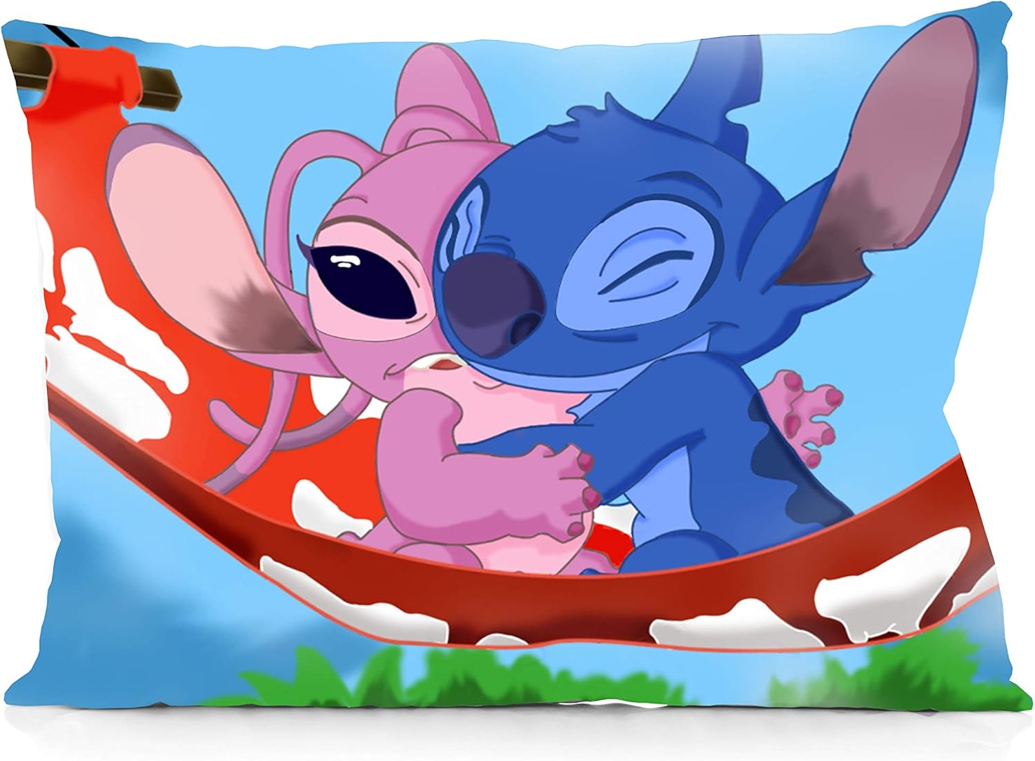 Amazon Com Doubleusa Lilo And Stitch Pillowcases Two Sides Print