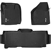 MAXLINER Floor Mats 2 Row Liner Set for 2008-2010 Ford F-250 / F-350 Super Duty SuperCab