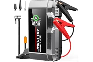 AIPOWAY 10 in 1 Car Jump Starter with Air Compressor 7000A, 35000mAh Battery Jumper Starter Portable, Jump Starter Battery Pack (All Gas/12.0L Diesel),150PSI Tire Inflator, 70 Starts 12V Auto Booster
