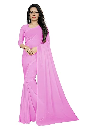 Plain saree amazon Clearance