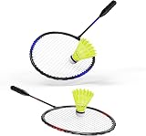 Keehoo KH Badminton Rackets Set for 2 Adults Kids with Shuttles Carry Bag view 3