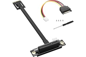 SinLoon M.2 NGFF Key A+E to PCIe X4 Extender Cable M.2 to PCI-E 4X Female Riser Cable for M2 2230