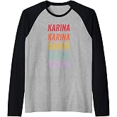Karina Raglan Baseball Tee