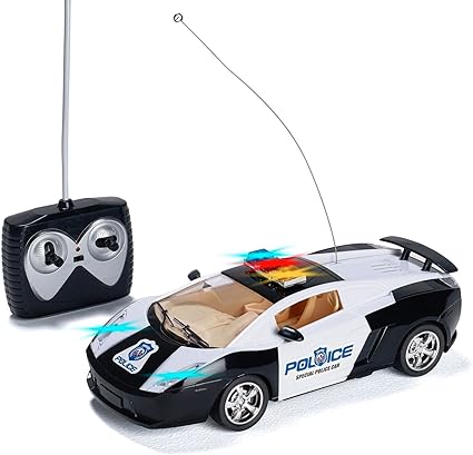 coche de policia teledirigido