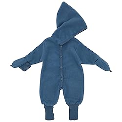 Ecoable Baby Fleece Snowsuit: Thermal Footed
