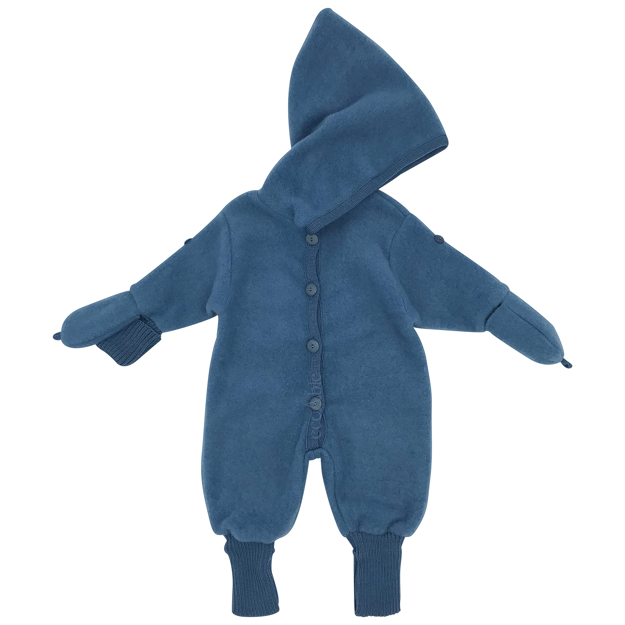 Ecoable Baby Fleece Snowsuit: Thermal Footed