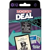 Monopoly Deal: Tim Burton's The Nightmare Before Christmas Card Game | Officially Licensed Disney Games for Kids, Teens, Adults | 15 Mins. | Ages 8+