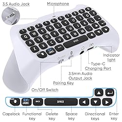 Wireless Controller Keyboard for PS5/PS5
