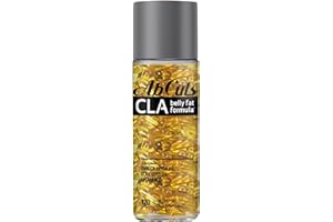 AbCuts CLA Belly Fat Formula - 120 Easy-to-Swallow Softgels - Omega 3 Fish Oil, Flaxseed Oil and Vitamin E - Helps Increase Antioxidant Supply and Healthy Body Composition