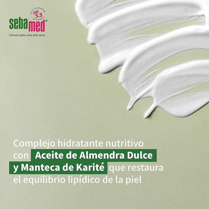 Sebamed Enriched Lotion 1L - Hidratante corporal enriquecido para pele seca sensível, indicado para uso diário