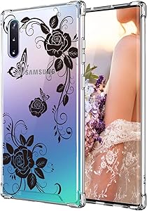 Case for Galaxy Note 10,Cutebe Shockproof Series Hard PC+ TPU Bumper Protective Case for Samsung Galaxy Note 10 2019 Release Black