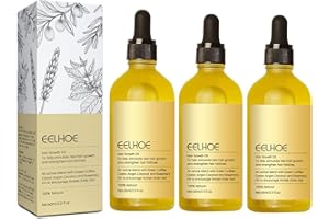 DEUIOSNA Veganic Natural Hair Growth Oil, Veganic Hair Oil,Carvenchi Natural Hair Gro, Rosemary Oil for Hair Growth Organic, Rosemary Hair Growth Oil for Dry Damaged Hair and Growth Thin Hair (colourless3PC)