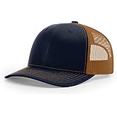 Richardson 112 Trucker Hat - Premium Adjustable Snapback Hat - Structured Six Panel Richardson Blank Caps